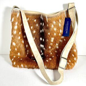 MEDIUM AXIS ADJUSTABLE LEATHER SHOULDER BAG by Lucchese, STYLE NO. BH8508-2096